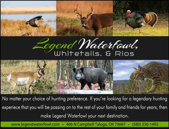 Legend Waterfowl, Whitetails and Rios