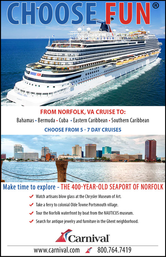 Carnival Cruises - Norfolk