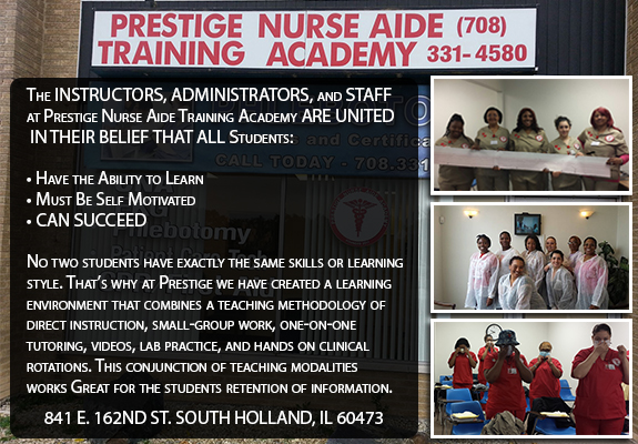 Prestige Nursing Aide Training