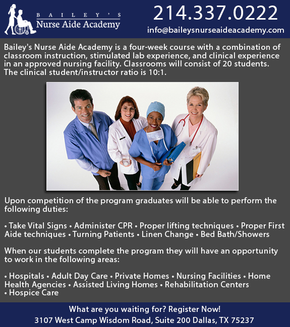 Bailey's Nurse Aide Academy