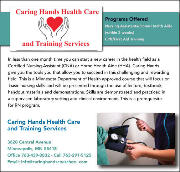 Caring Hands Training Services