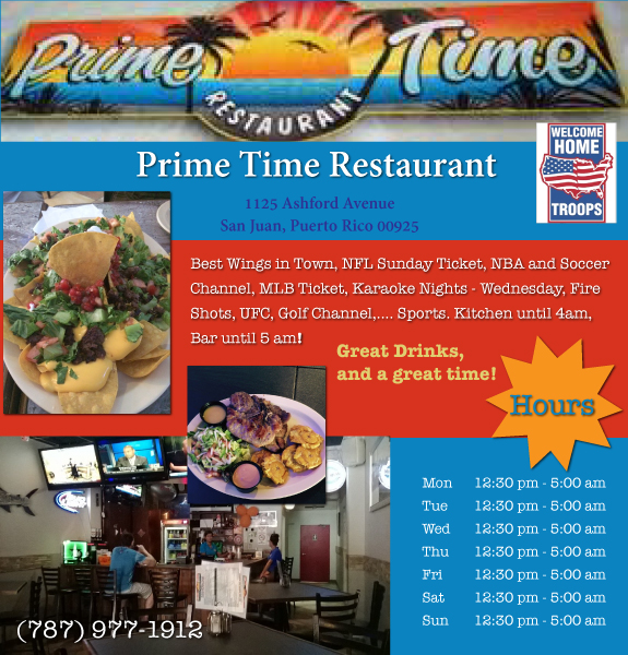 Prime Time Bar and Restaurant