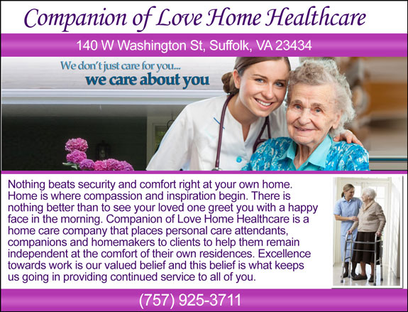 Companion of Love Home Healthcare