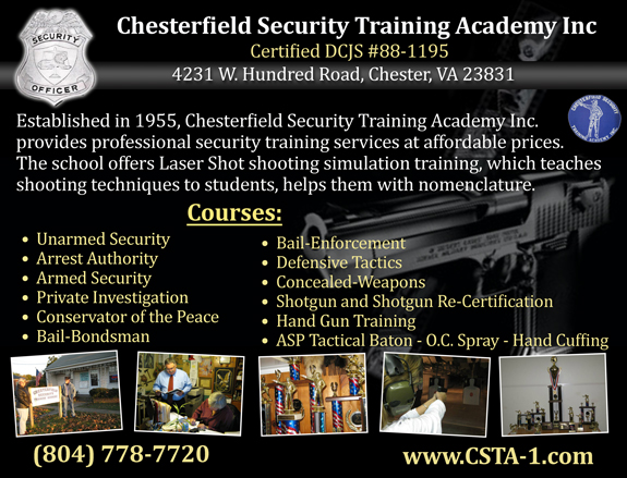 Chesterfield Security Training Academy