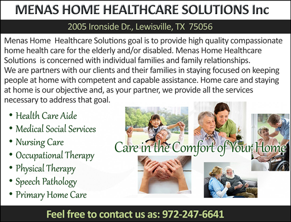 Menas Home Healthcare Solution Inc