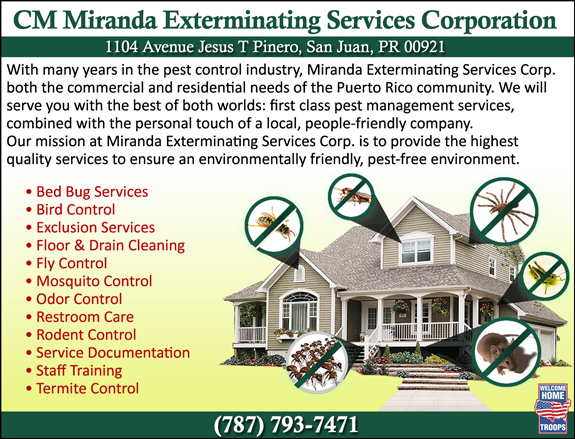 CM Miranda Exterminating Services Corporation
