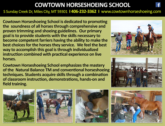 COWTOWN HORSESHOEING SCHOOL