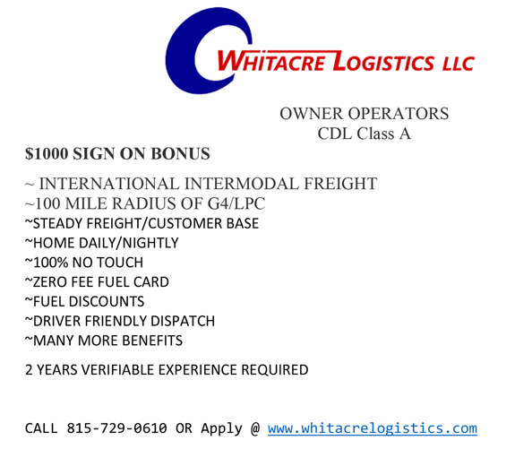 Whitacre Logistics, LLC