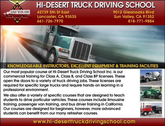 Hi-Desert Truck Driving School