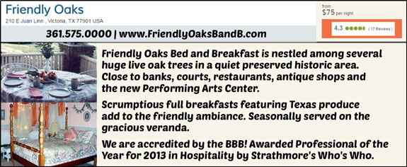 Friendly Oaks Bed and Breakfast