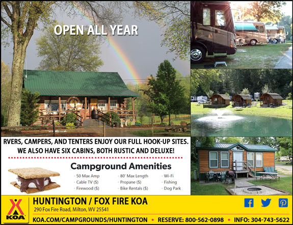 Huntington/Fox Fire KOA Campground