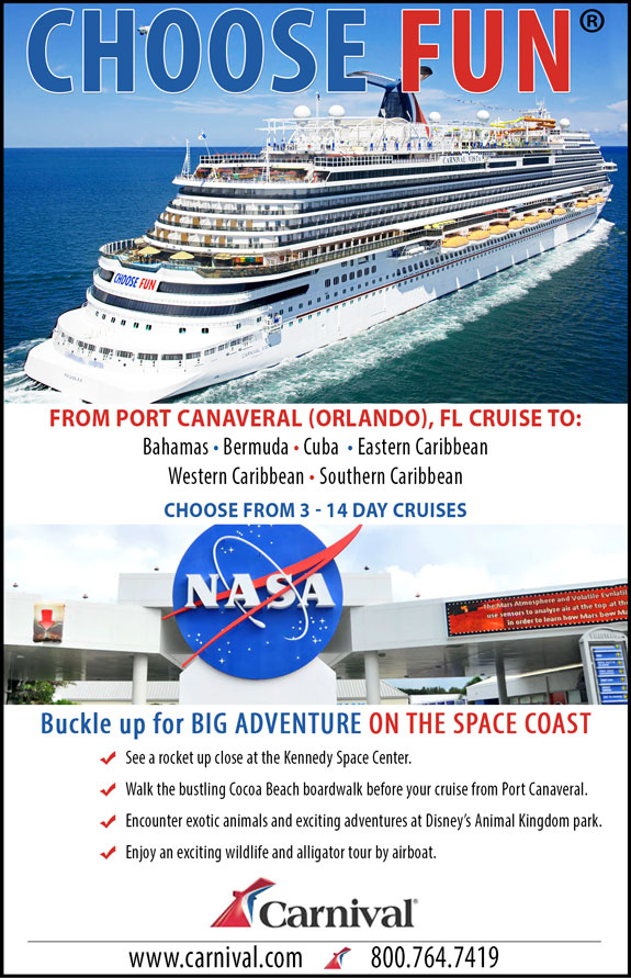 Carnival Cruises - Port Canaveral/Orlando